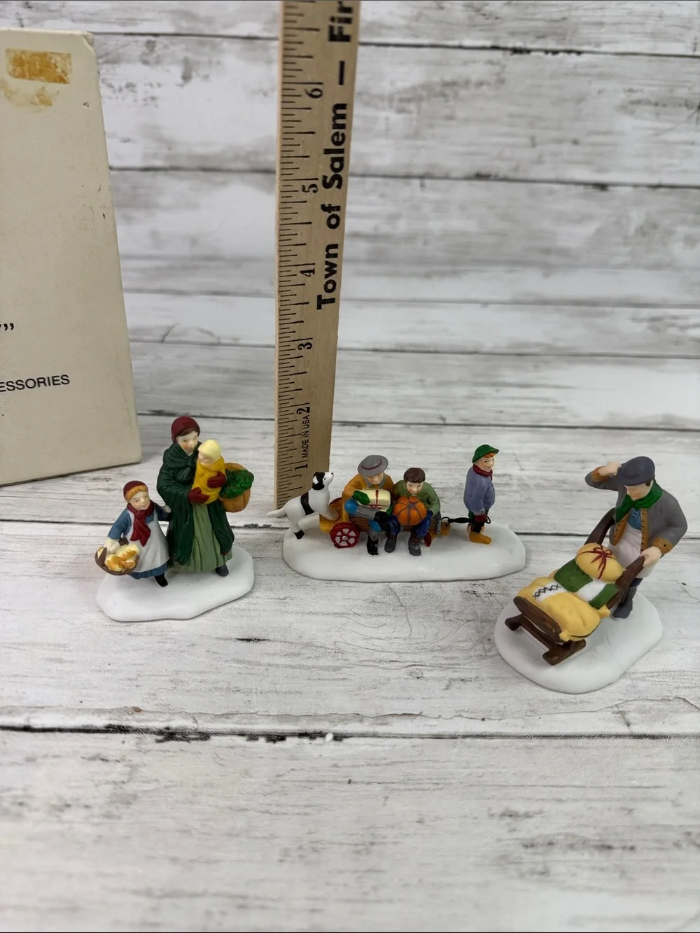 Dept 56 Heritage Village Collection Set of 3 Market Day 5641-3 W/ Box